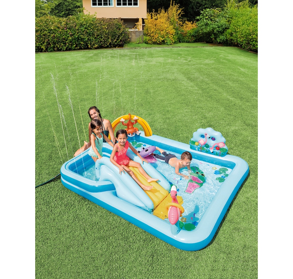Image 712960_ALTMORE1.jpg, Product 712-960 / Price $114.99, Intex Jungle Adventure Inflatable Play Centre with Slide from Intex on TSC.ca's Home & Garden department