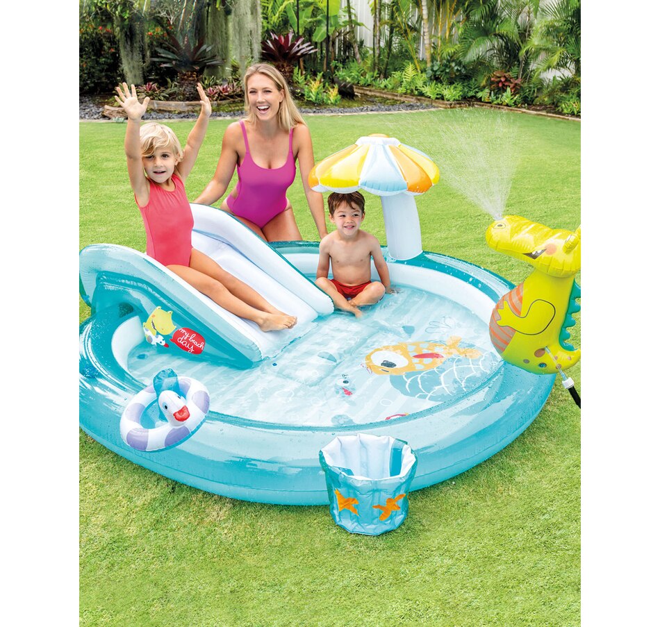Image 712961_ALTMORE1.jpg, Product 712-961 / Price $67.99, Intex Gator Inflatable Play Centre with Slide from Intex on TSC.ca's Home & Garden department
