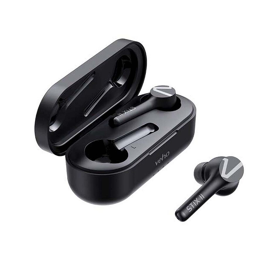 Image 712993_ALTMORE4.jpg, Product 712-993 / Price $299.99, Veho STIX II True Wireless Bluetooth Earphones (black) from Veho on TSC.ca's Electronics department