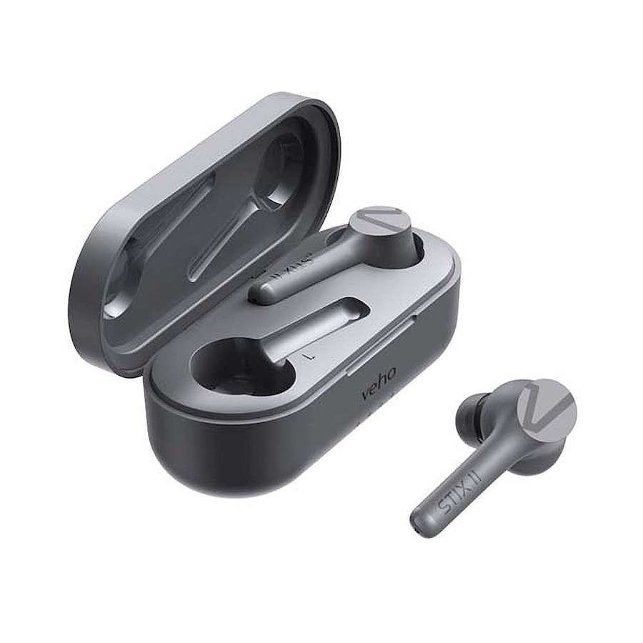 Image 712994_ALTMORE4.jpg, Product 712-994 / Price $299.99, Veho STIX II True Wireless Bluetooth Earphones (grey) from Veho on TSC.ca's Electronics department