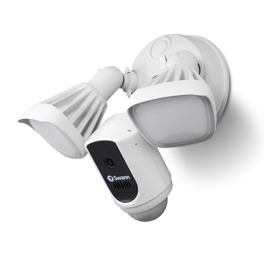 Image 713027.jpg, Product 713-027 / Price $199.99, Swann 1080p Smart Wi-Fi Floodlight Security Camera with Amazon Alexa and Google Assistant Compatibility SWIFI-FLOCAM2W from Swann on TSC.ca's Electronics department