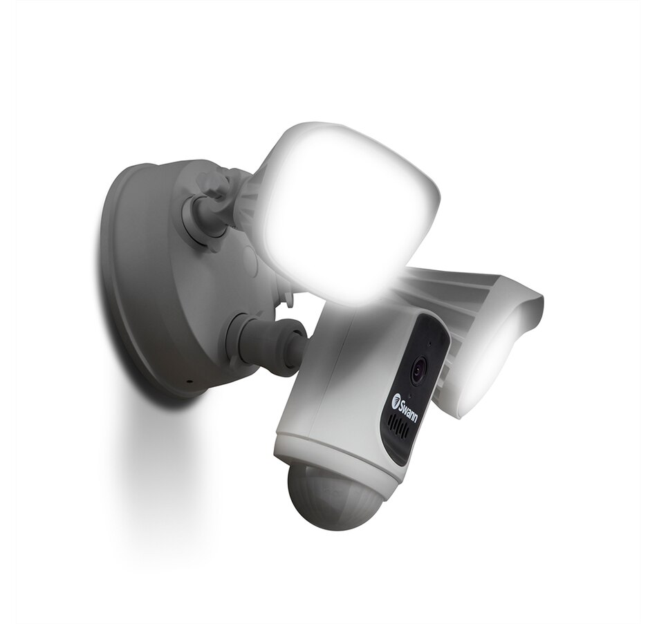 Image 713027_ALTMORE3.jpg, Product 713-027 / Price $199.99, Swann 1080p Smart Wi-Fi Floodlight Security Camera with Amazon Alexa and Google Assistant Compatibility SWIFI-FLOCAM2W from Swann on TSC.ca's Electronics department