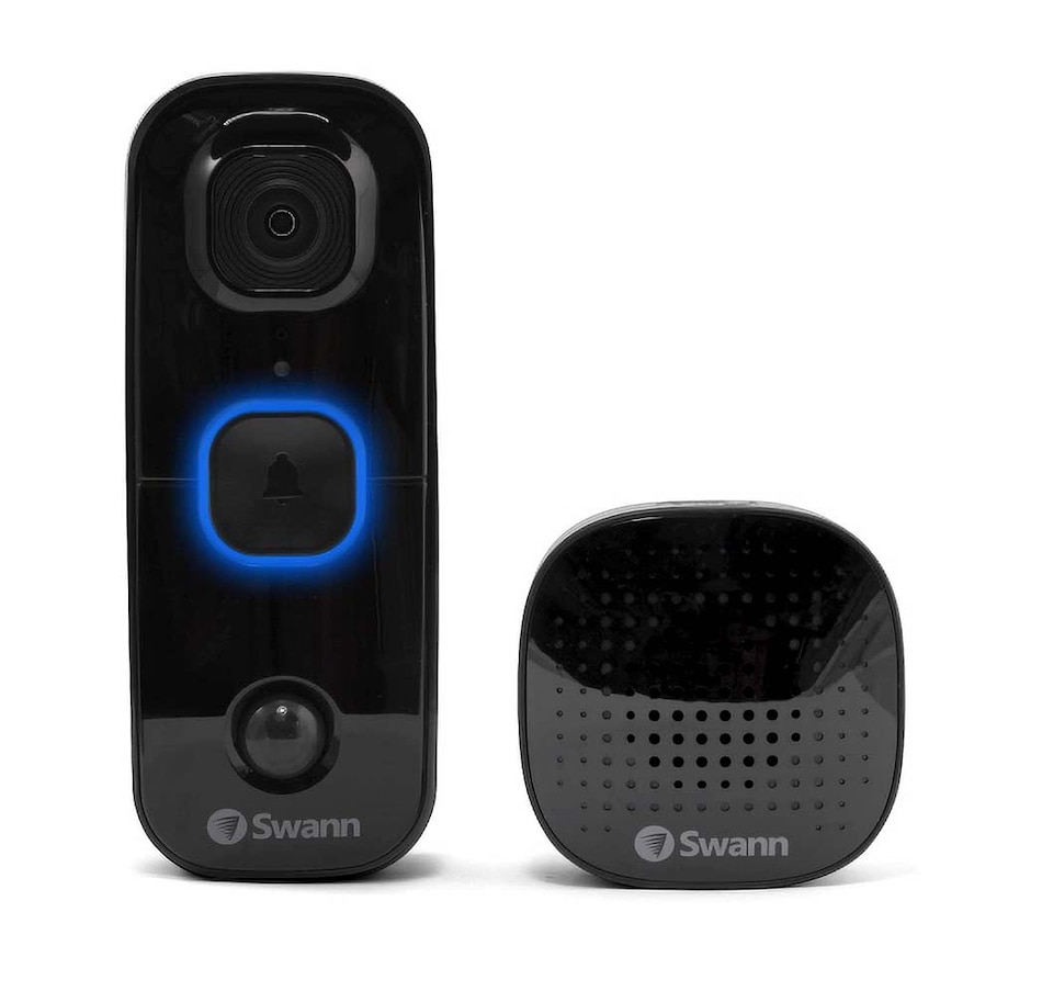Image 713029.jpg, Product 713-029 / Price $149.99, SwannBuddy 1080p HD True Detect Wi-Fi Video Doorbell with Indoor Chime Unit SWIFI-BUDDY from Swann on TSC.ca's Electronics department