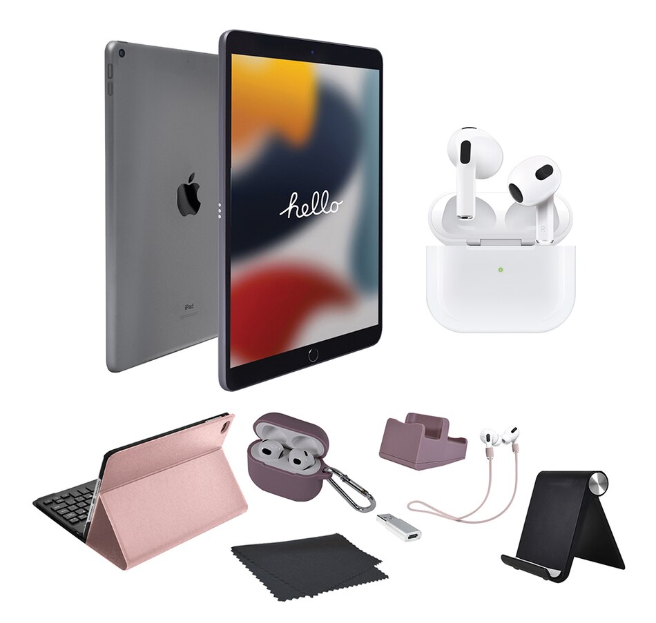Image 713066_GRRGD.jpg, Product 713-066 / Price $989.99, Apple iPad 10.2" 64GB Tablet Bundle (9th Gen) from Apple on TSC.ca's Electronics department