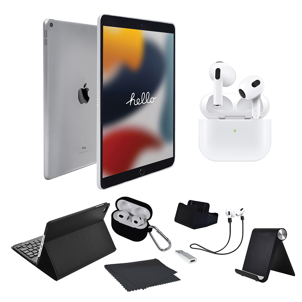 Image 713066_SLK.jpg, Product 713-066 / Price $989.99, Apple iPad 10.2" 64GB Tablet Bundle (9th Gen) from Apple on TSC.ca's Electronics department