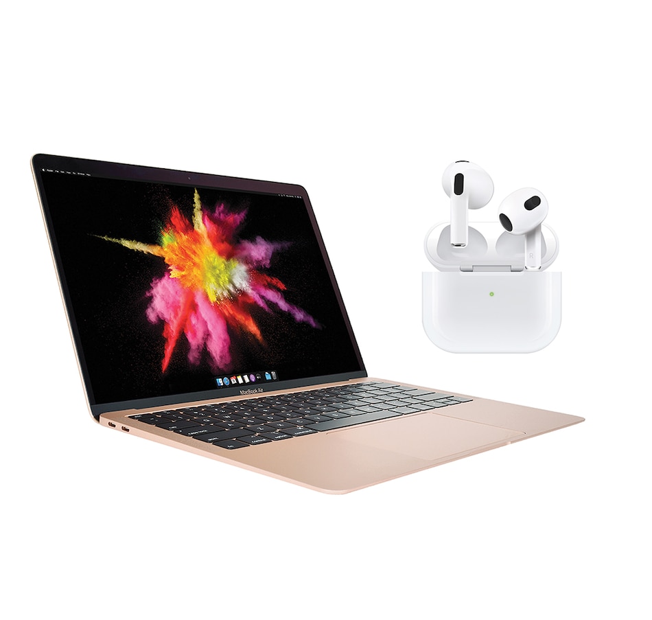 Image 713068_ALTMORE3.jpg, Product 713-068 / Price $1,899.99, Apple M1 MacBook Air 256GB with Apple AirPods Gen 3 from Apple on TSC.ca's Electronics department