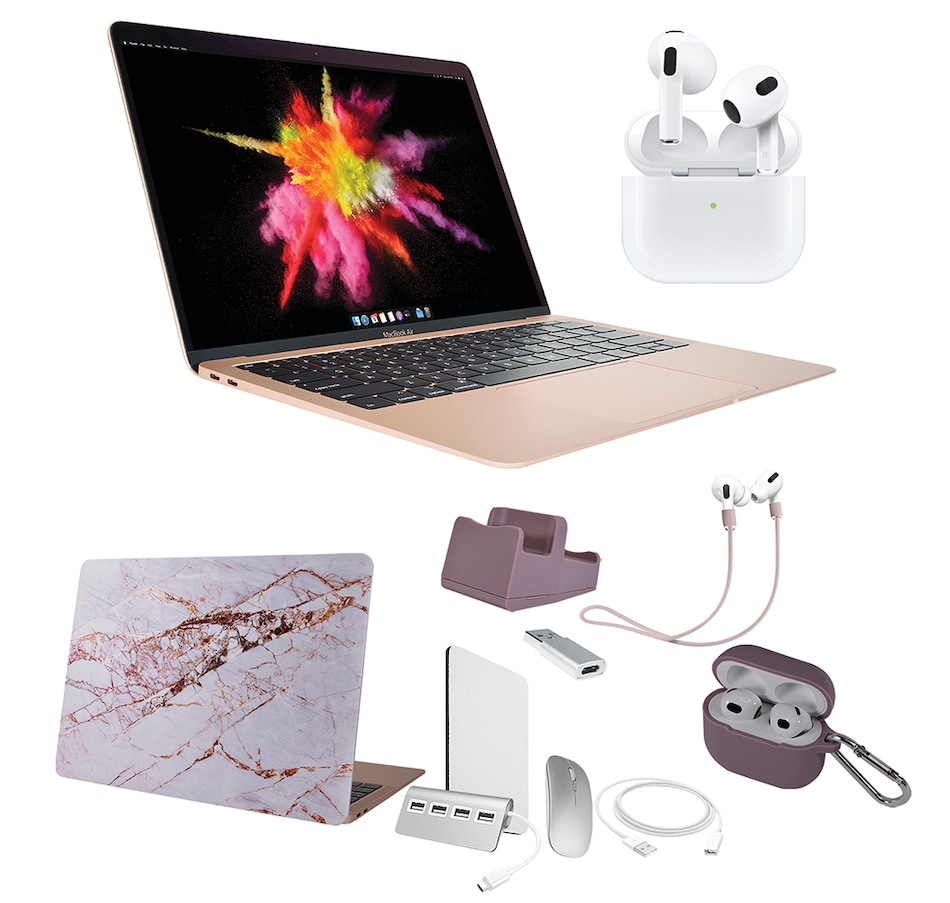 Image 713068_GORGD.jpg, Product 713-068 / Price $1,899.99, Apple M1 MacBook Air 256GB with Apple AirPods Gen 3 from Apple on TSC.ca's Electronics department