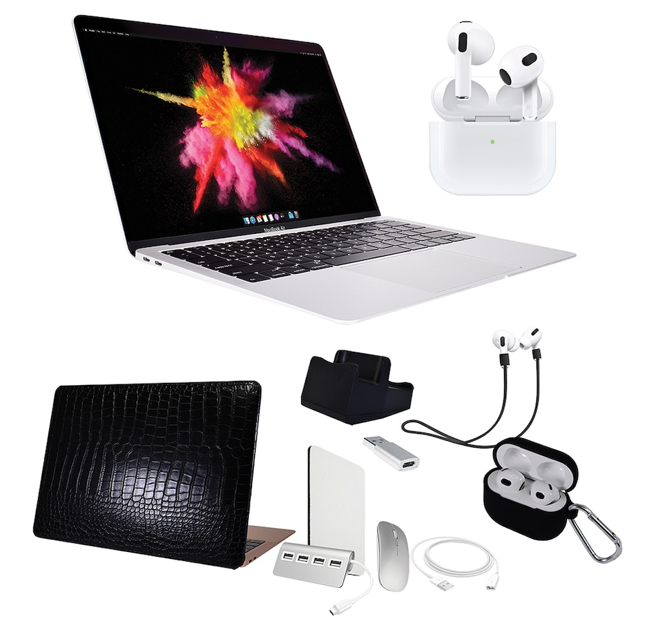 Image 713068_SLK.jpg, Product 713-068 / Price $1,899.99, Apple M1 MacBook Air 256GB with Apple AirPods Gen 3 from Apple on TSC.ca's Electronics department
