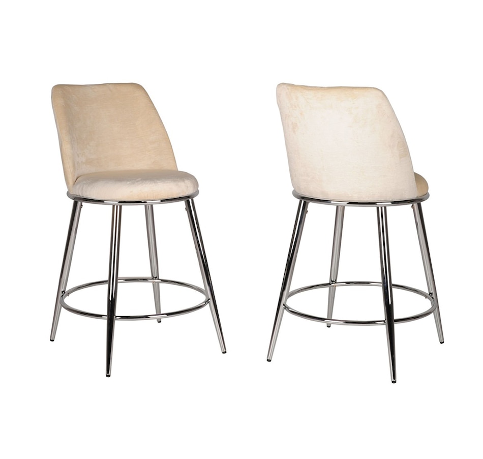 Image 713096_BGE.jpg, Product 713-096 / Price $259.00, Brassex Nora Counter Stool (set of 2) from Brassex on TSC.ca's Home & Garden department