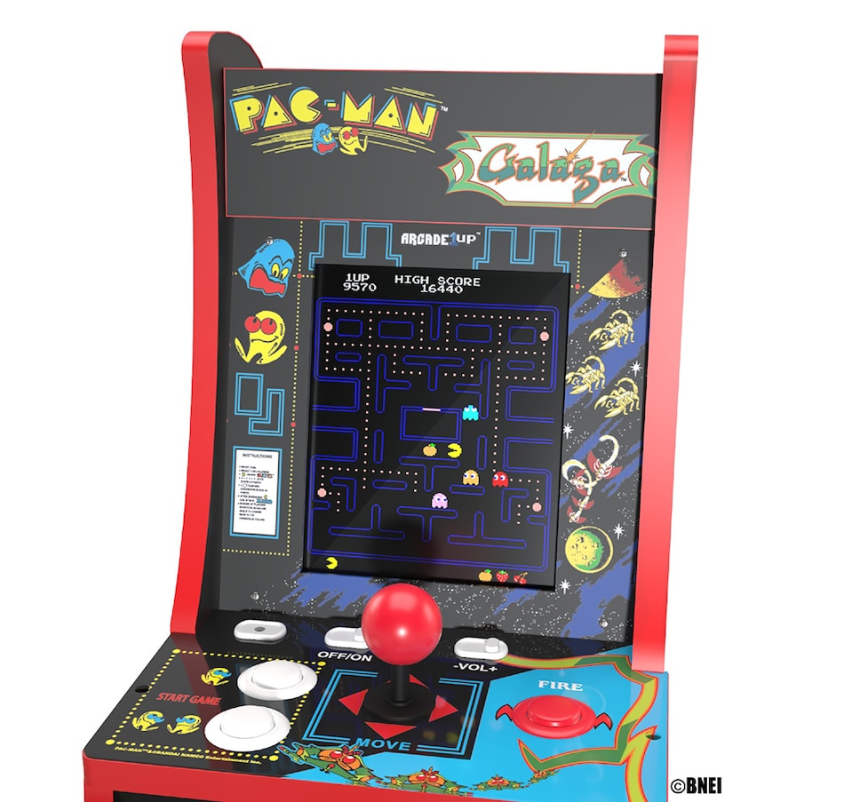 Image 713155_ALTMORE1.jpg, Product 713-155 / Price $249.99, Arcade1Up Pac-Man/Galaga Split Limited-Edition Counter-Cade from Arcade1Up on TSC.ca's Electronics department