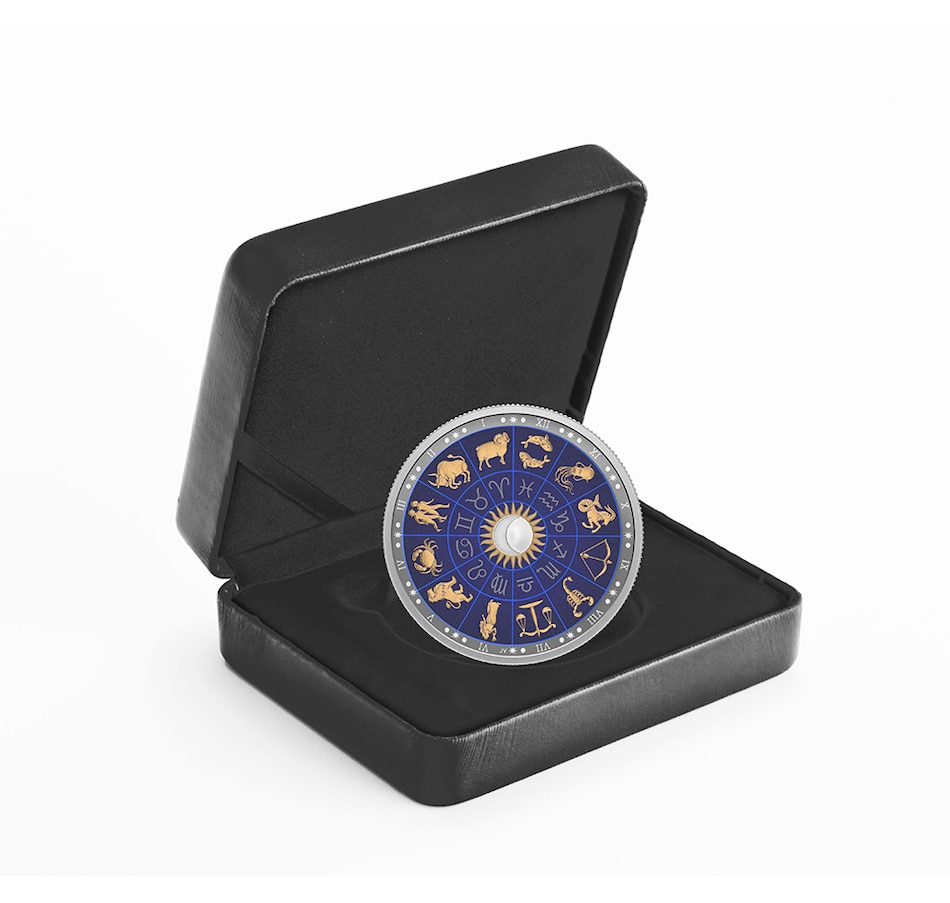 Image 713160_ALTMORE6.jpg, Product 713-160 / Price $229.95, 2022 $30 Fine Silver Signs of the Zodiac (glow-in-the-dark, includes black light) from Royal Canadian Mint (RCM) on TSC.ca's Coins department