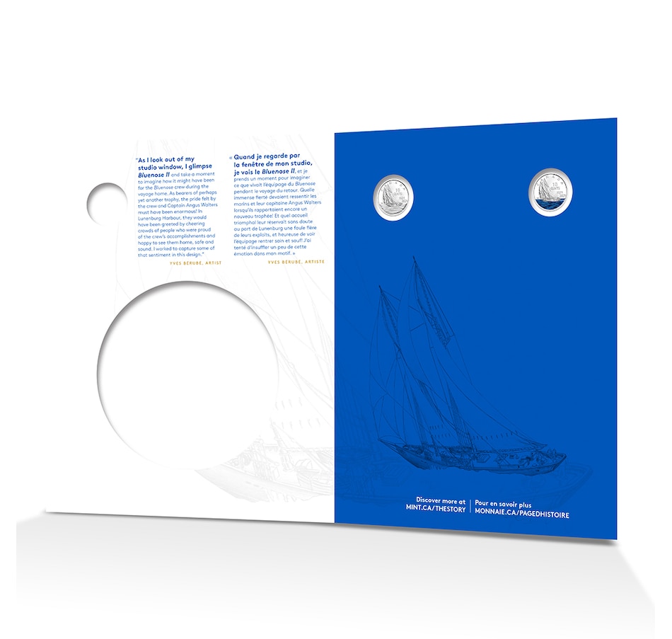 Image 713170_ALTMORE7.jpg, Product 713-170 / Price $289.95, 2021 Fine Silver Proof Set with Bluenose Silver Dollar with Exclusive Bonus Keepsake Set from Royal Canadian Mint (RCM) on TSC.ca's Coins department