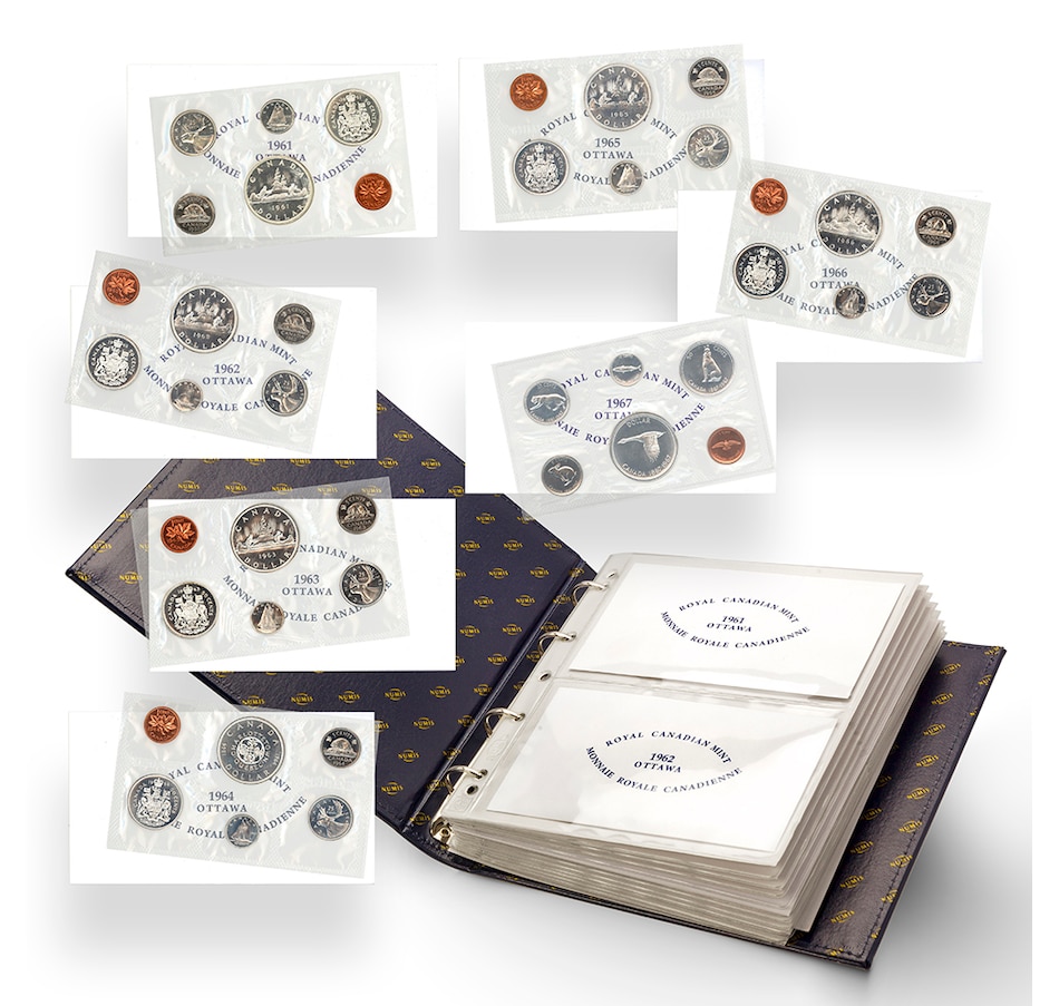 Image 713176.jpg, Product 713-176 / Price $1,895.00, 25 Historic Silver Proof-Like Sets, 1961–1967 from Royal Canadian Mint on TSC.ca's Toys & Hobbies department