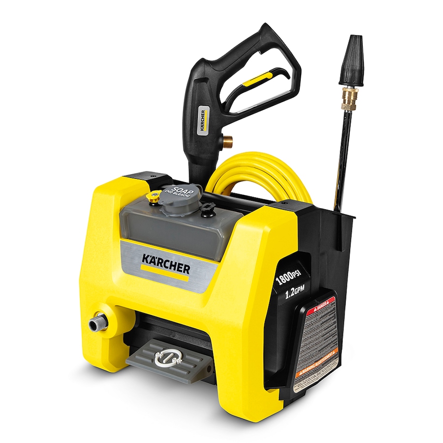 Image 713202.jpg, Product 713-202 / Price $275.00, Kärcher K1800Ps Cube 1,800-PSI 1.2-GPM Electric Power Pressure Washer with Turbo from Karcher on TSC.ca's Home & Garden department