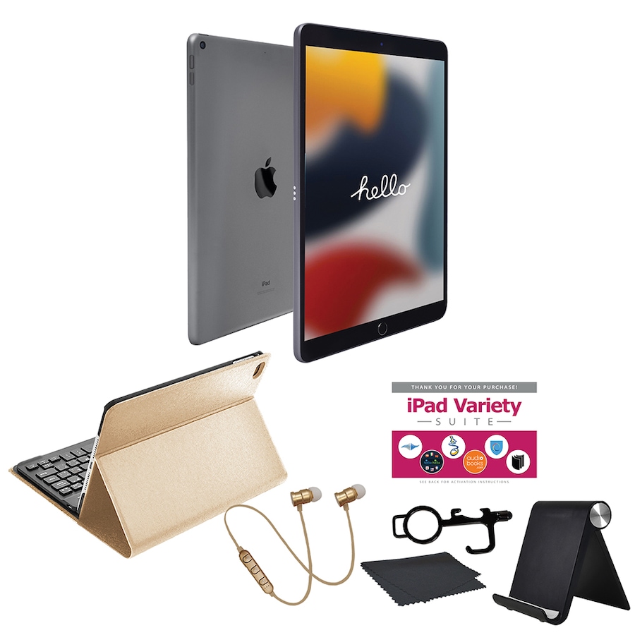 Image 713241_GRGL.jpg, Product 713-241 / Price $919.95 - $1,119.95, Apple iPad 10.2" 64GB or 256GB Tablet Bundle 9th Generation from Apple on TSC.ca's Electronics department