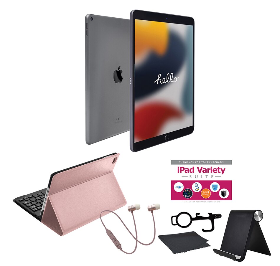 Image 713241_GRRGD.jpg, Product 713-241 / Price $919.95 - $1,119.95, Apple iPad 10.2" 64GB or 256GB Tablet Bundle 9th Generation from Apple on TSC.ca's Electronics department