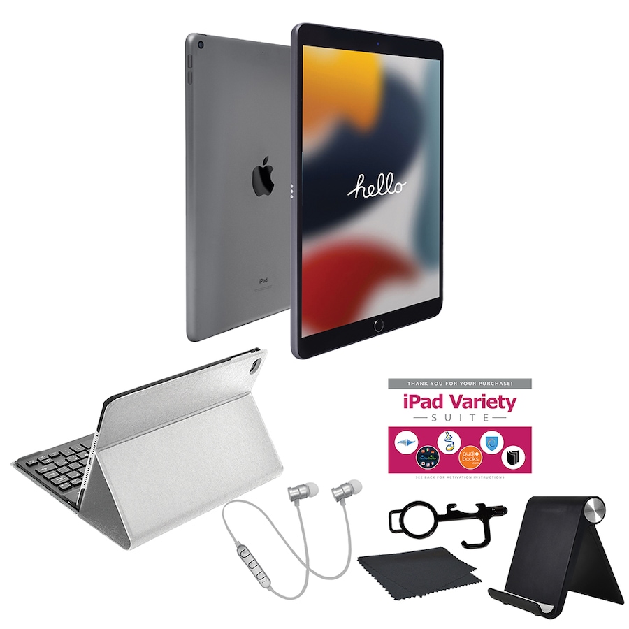 Image 713241_GYS.jpg, Product 713-241 / Price $919.95 - $1,119.95, Apple iPad 10.2" 64GB or 256GB Tablet Bundle 9th Generation from Apple on TSC.ca's Electronics department