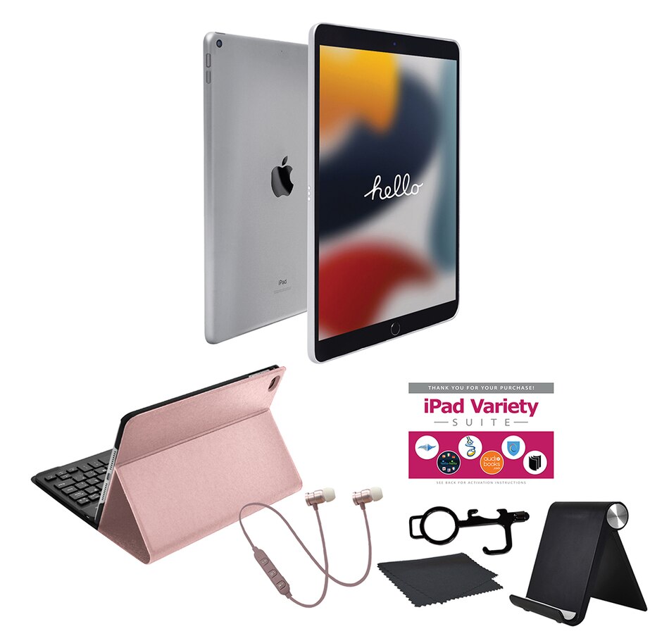 Image 713241_SIRGD.jpg, Product 713-241 / Price $919.95 - $1,119.95, Apple iPad 10.2" 64GB or 256GB Tablet Bundle 9th Generation from Apple on TSC.ca's Electronics department