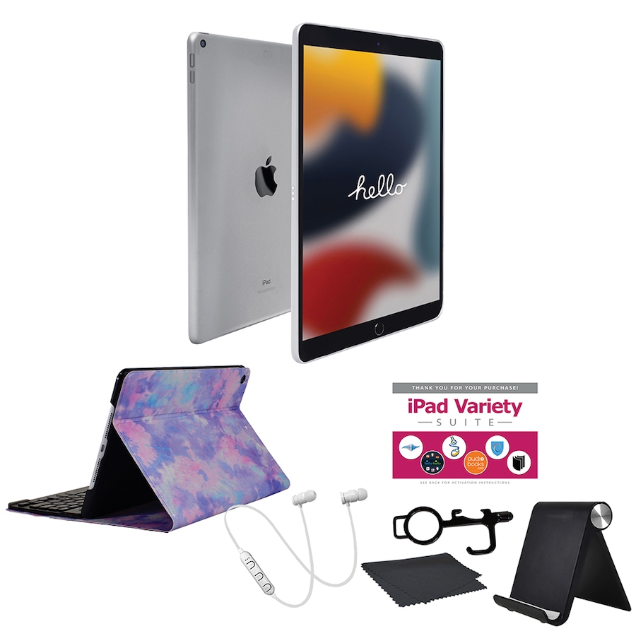 Image 713241_SLPTD.jpg, Product 713-241 / Price $919.95 - $1,119.95, Apple iPad 10.2" 64GB or 256GB Tablet Bundle 9th Generation from Apple on TSC.ca's Electronics department