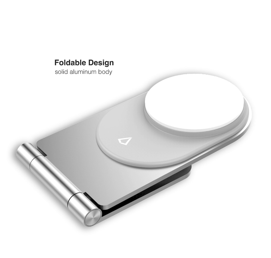 Image 713325_ALTMORE1.jpg, Product 713-325 / Price $84.99, Magstream Magsafe Desktop Wireless Charger With 20-Watt PD Adapter (silver) from LBT on TSC.ca's Electronics department