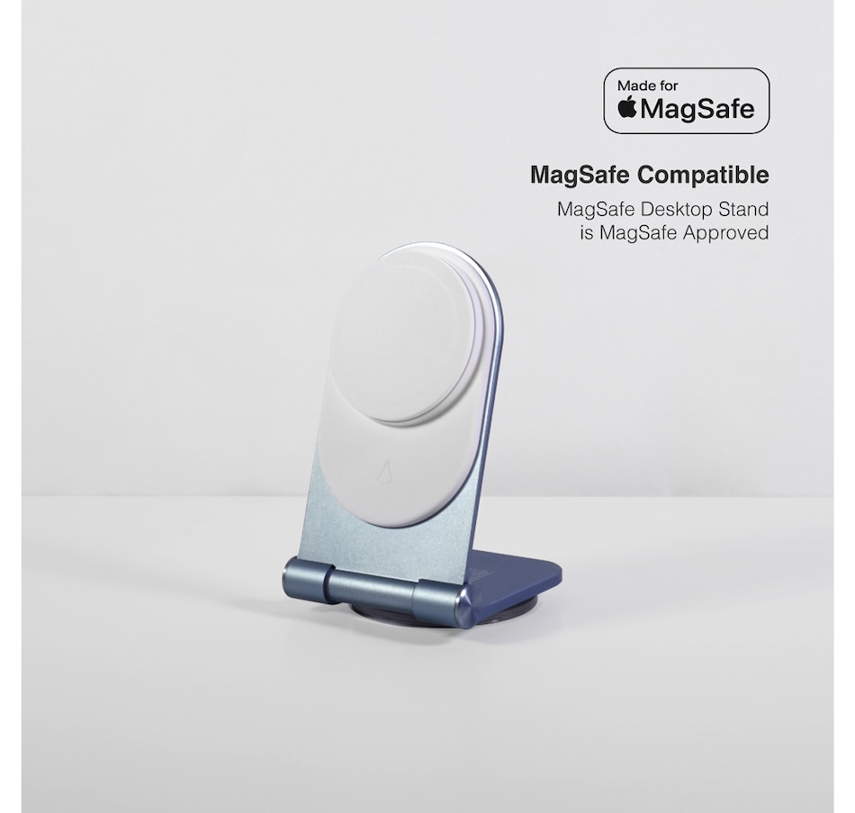 Image 713325_ALTMORE3.jpg, Product 713-325 / Price $84.99, Magstream Magsafe Desktop Wireless Charger With 20-Watt PD Adapter (silver) from LBT on TSC.ca's Electronics department