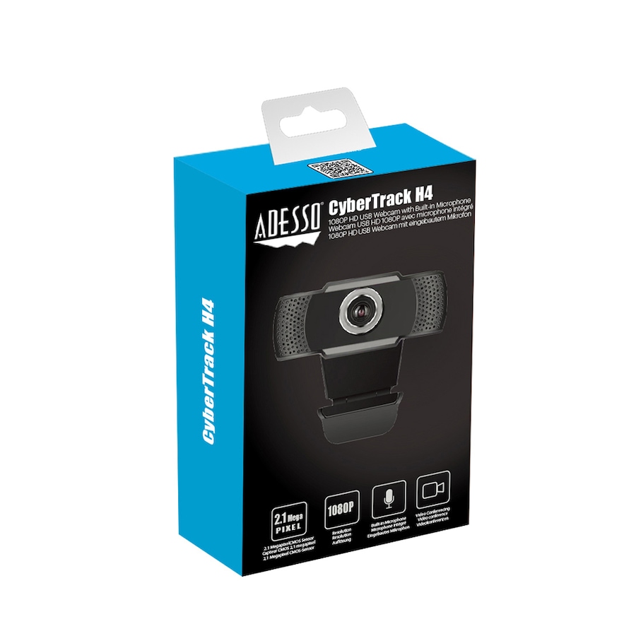 Image 713337_ALTMORE7.jpg, Product 713-337 / Price $69.99, Adesso 1080p (2.0 Megapixel) Webcam with Built-In Microphone from Adesso on TSC.ca's Electronics department