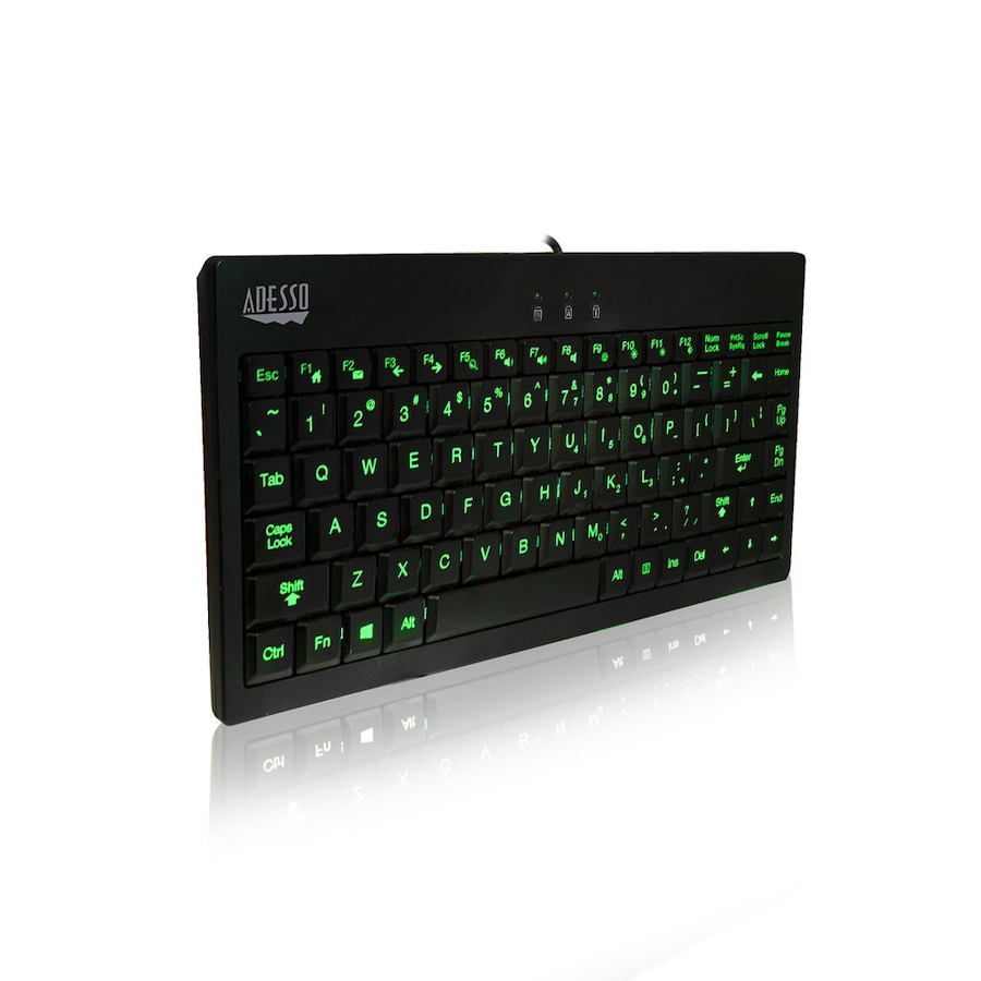 Image 713342_ALTMORE5.jpg, Product 713-342 / Price $59.99, Adesso 3-Colour Illuminated 2x Large Print Mini Keyboard from Adesso on TSC.ca's Electronics department
