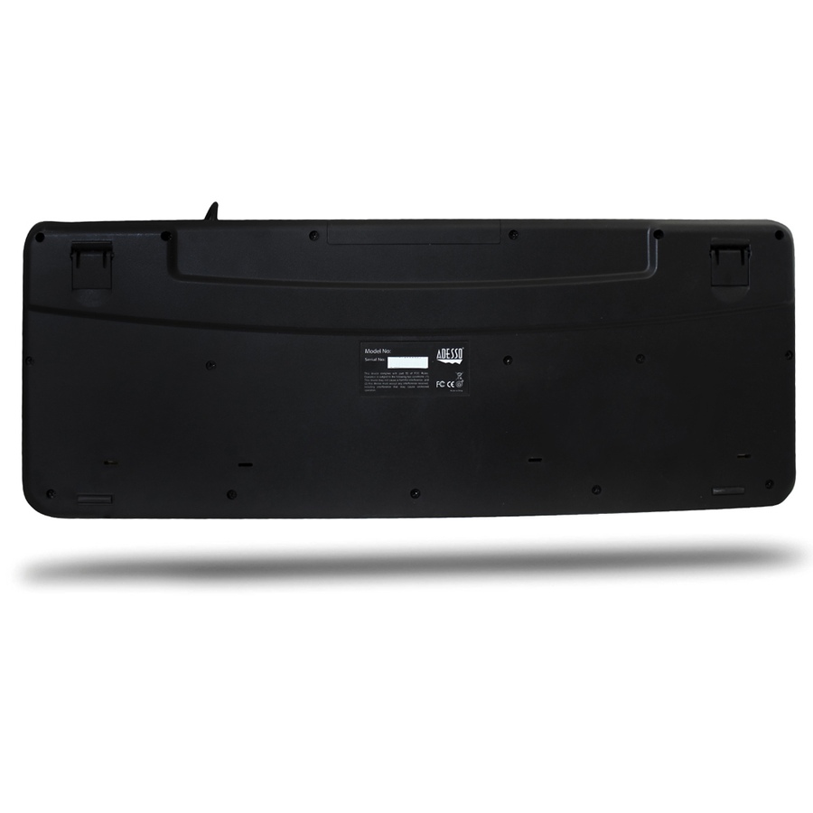 Image 713345_ALTMORE2.jpg, Product 713-345 / Price $34.99, Adesso Luminous 4x Large Print Multimedia Desktop Keyboard from Adesso on TSC.ca's Electronics department