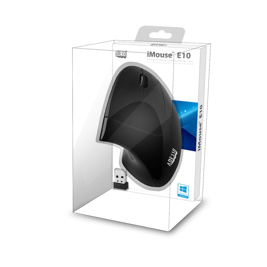 Image 713351_ALTMORE7.jpg, Product 713-351 / Price $69.99, Adesso RF Wireless Vertical Ergonomic Optical Mouse from Adesso on TSC.ca's Electronics department