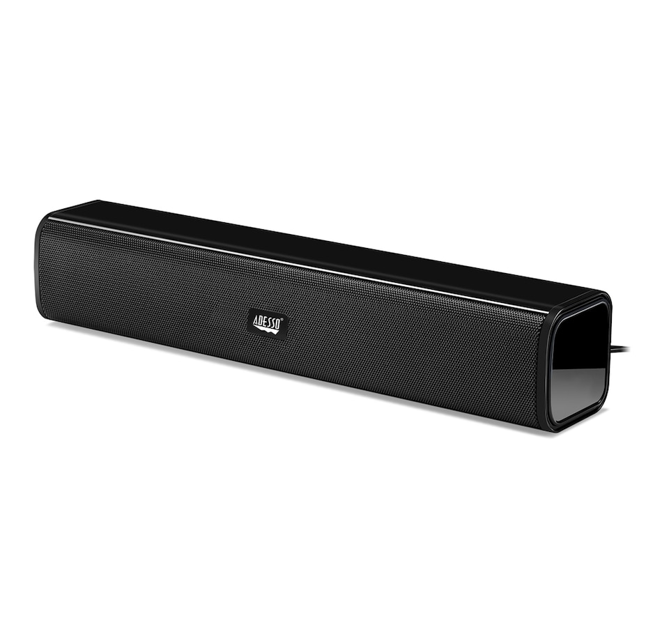 Image 713359.jpg , Product 713-359 / Price $44.99 , Adesso 5W x 2 USB Soundbar Speaker from Adesso on TSC.ca's Electronics department