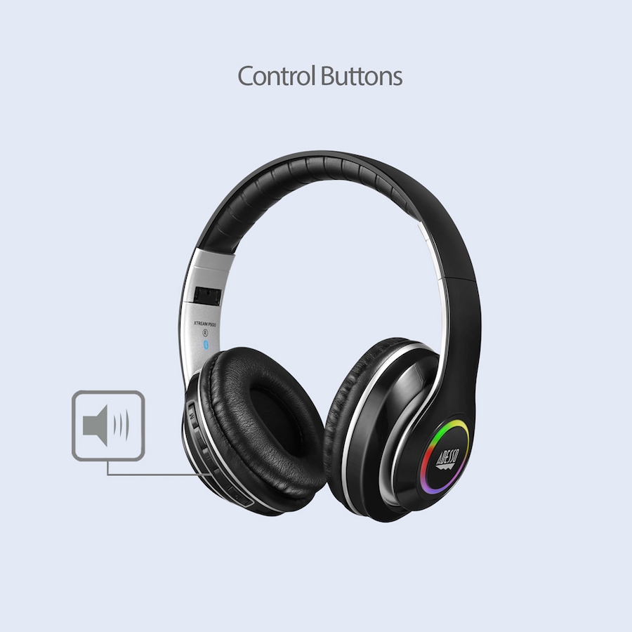 Image 713362_ALTMORE4.jpg, Product 713-362 / Price $46.99, Adesso Bluetooth Stereo Headphone with Built-In Microphone from Adesso on TSC.ca's Electronics department