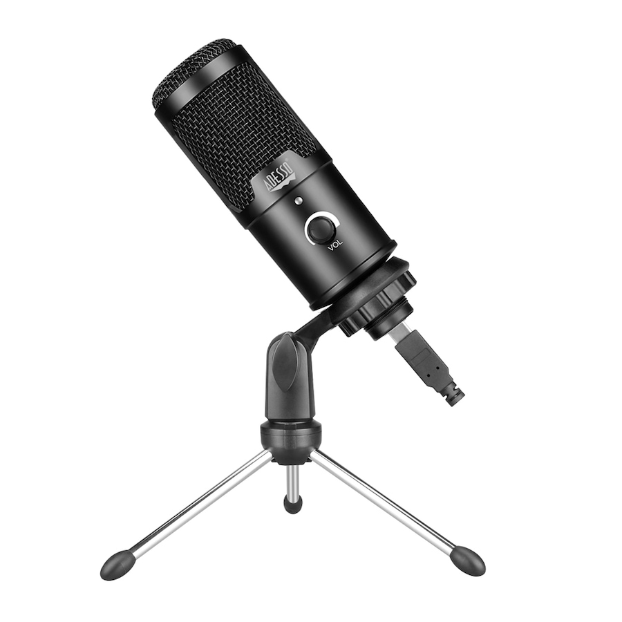 Image 713366_ALTMORE1.jpg, Product 713-366 / Price $79.99, Adesso Cardioid USB Microphone with Tripod Stand from Adesso on TSC.ca's Electronics department