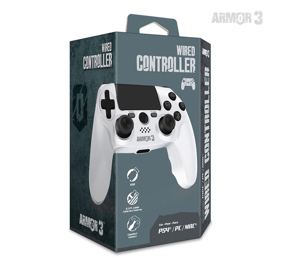 Image 713382_ALTMORE16.jpg, Product 713-382 / Price $44.99, Wired Game Controller for PS4/PC/Mac (Black) Armor3 on TSC.ca's Toys & Hobbies department