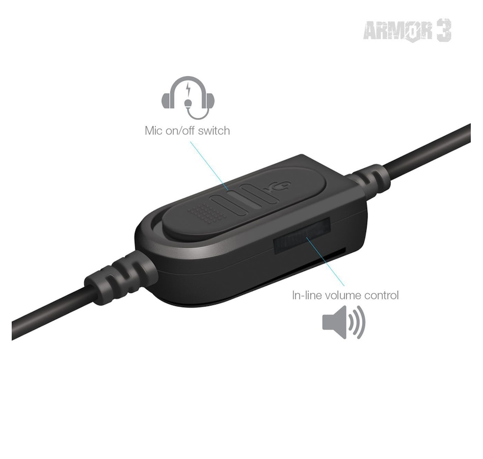 Image 713383_ALTMORE3.jpg, Product 713-383 / Price $32.99, SoundTac Universal Gaming Headset for Nintendo Switch/PS4/Xbox One/Wii U/Xbox 360/PC/Mac (Red) Armor3 on TSC.ca's Toys & Hobbies department