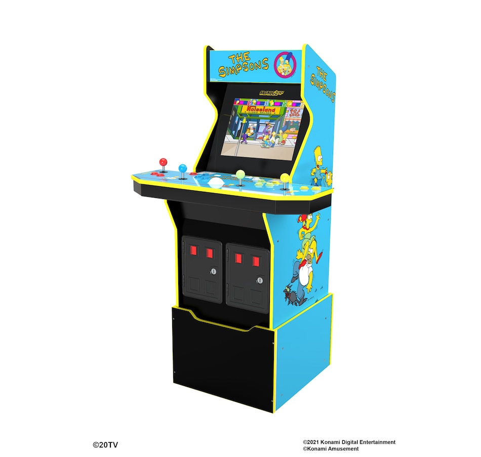 Image 713388.jpg, Product 713-388 / Price $679.99, Arcade1Up The Simpsons Live with Riser (4 Player) from Arcade1Up on TSC.ca's Toys & Hobbies department