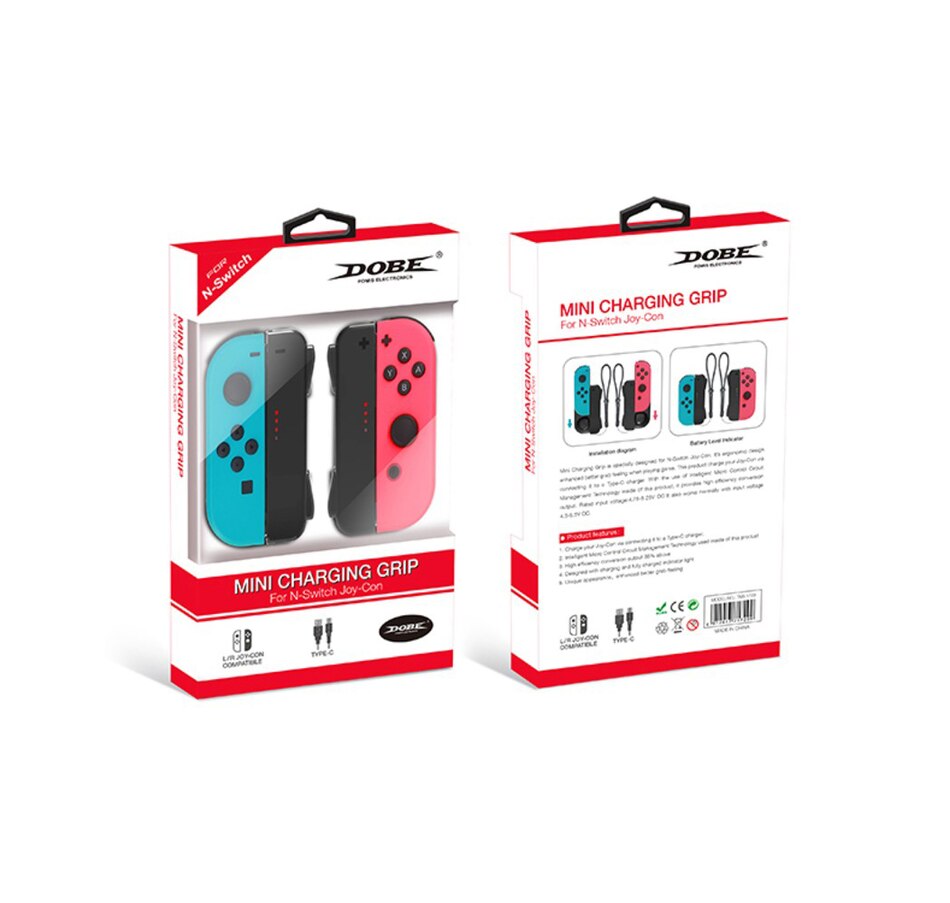 Image 713390_ALTMORE5.jpg, Product 713-390 / Price $19.99, Dobe Nintendo Switch Joy-Con Mini Charging Grip on TSC.ca's Toys & Hobbies department