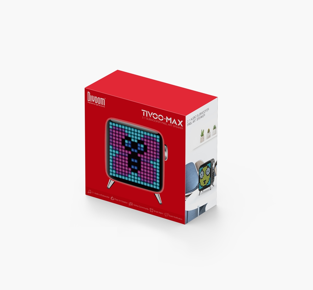 Divoom Tivoo Max Smart Pixel Art Speaker - TSC.ca