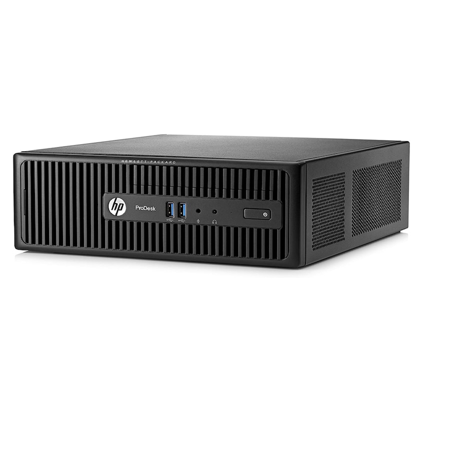 Image 713424.jpg, Product 713-424 / Price $329.99, HP ProDesk 400G2.5 SFF i5-4570 16GB 256GB SSD Windows 10 Pro (Refurbished) from HP - Hewlett Packard on TSC.ca's Electronics department