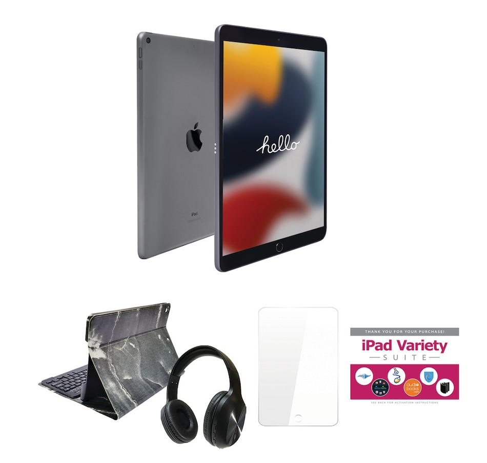Image 713439_GRBMB.jpg, Product 713-439 / Price $629.99 - $879.99, Apple iPad 10.2" 64GB or 256GB Tablet Bundle 9th Generation from Apple on TSC.ca's Electronics department