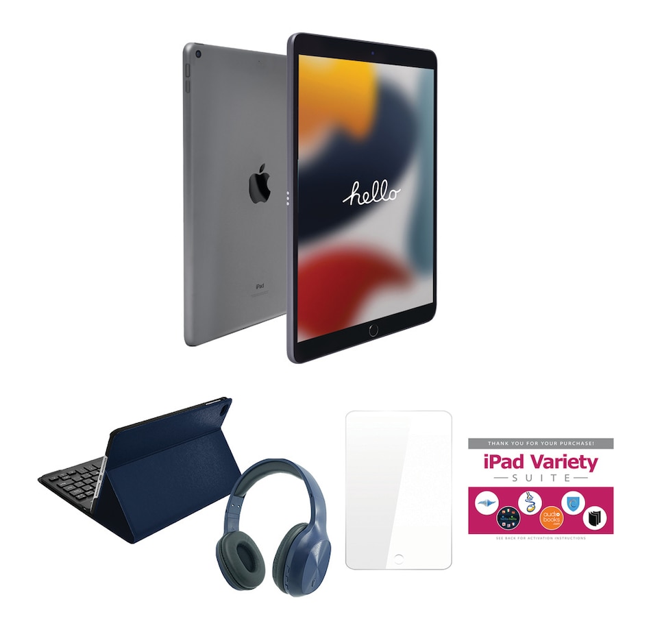 Image 713439_GRU.jpg, Product 713-439 / Price $929.96 - $1,129.96, Apple iPad 10.2" 64GB or 256GB Tablet Bundle 9th Generation from Apple on TSC.ca's Electronics department