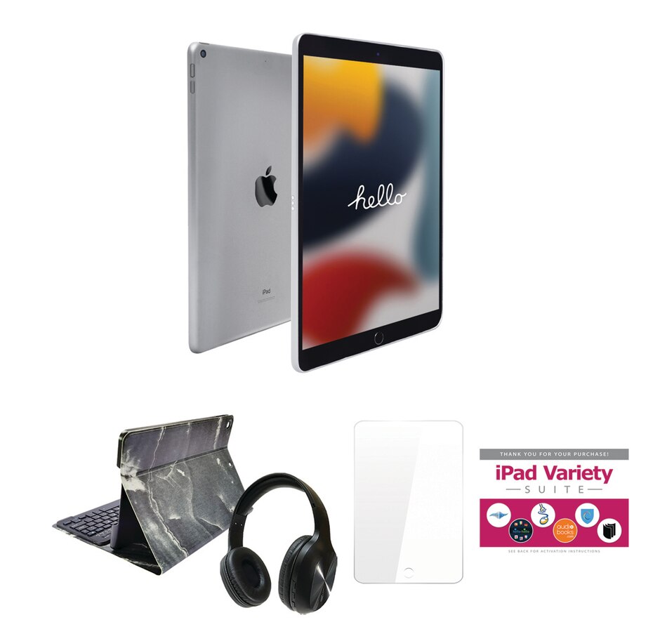 Image 713439_SLBMB.jpg, Product 713-439 / Price $929.96 - $1,129.96, Apple iPad 10.2" 64GB or 256GB Tablet Bundle 9th Generation from Apple on TSC.ca's Electronics department