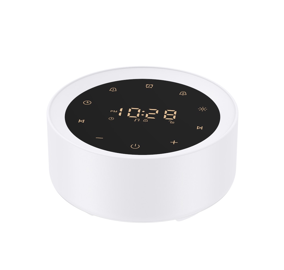 Image 713445_WHT.jpg, Product 713-445 / Price $59.99, Letsfit SP1 Sleep Sound Machine and Alarm Clock With Ambient Lighting from LetsFit on TSC.ca's Electronics department