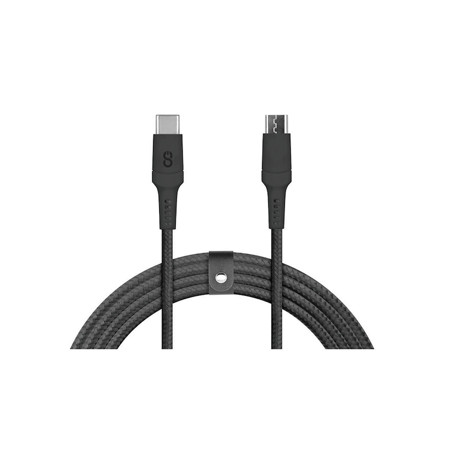 Image 713475.jpg, Product 713-475 / Price $24.99, Logiix Piston Connect Braid (1.5 m) USB-C to Micro-USB from Logiix on TSC.ca's Electronics department
