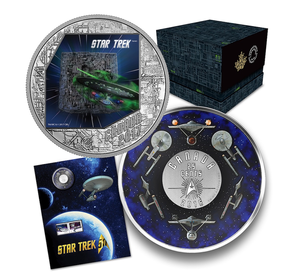 Image 713567.jpg, Product 713-567 / Price $147.90, Star Trek Collection from Royal Canadian Mint (RCM) on TSC.ca's Coins department