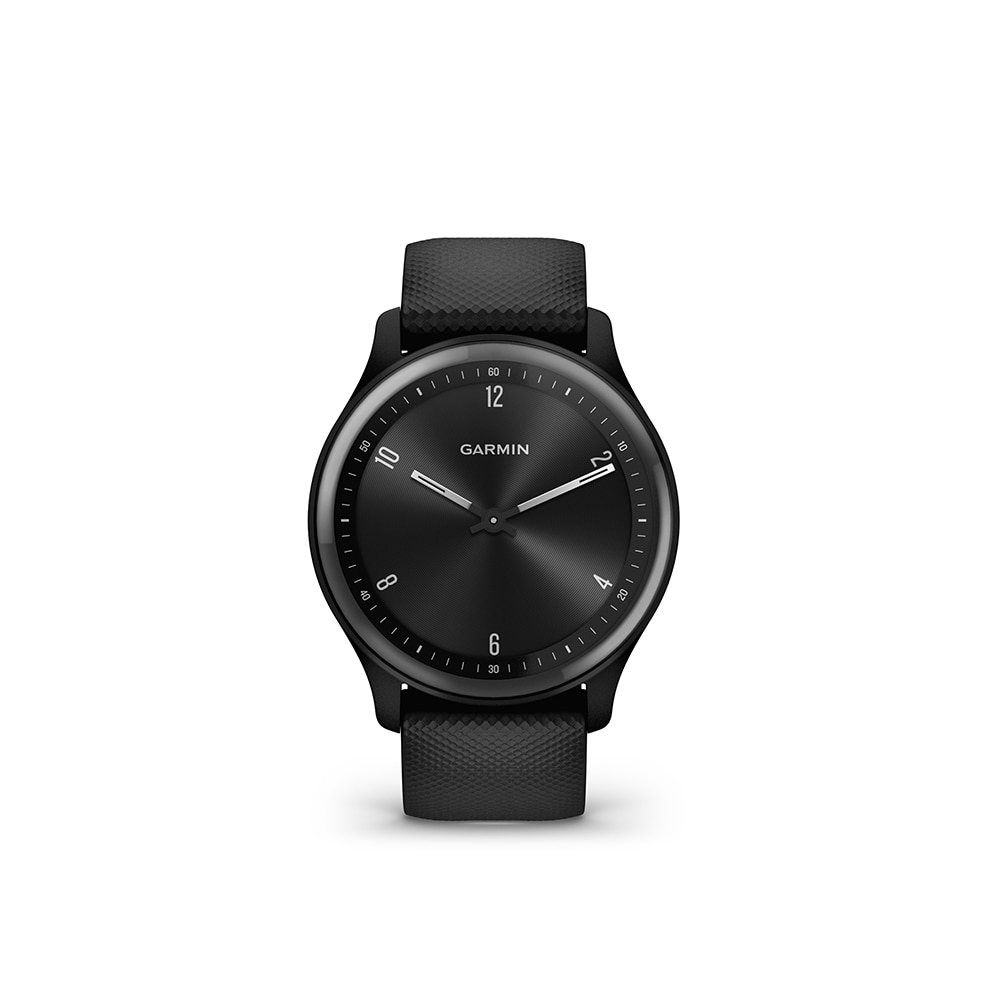 GARMIN - GARMIN vívomove HR Sport Black Garmin vivomove HR Sport Black Large Size