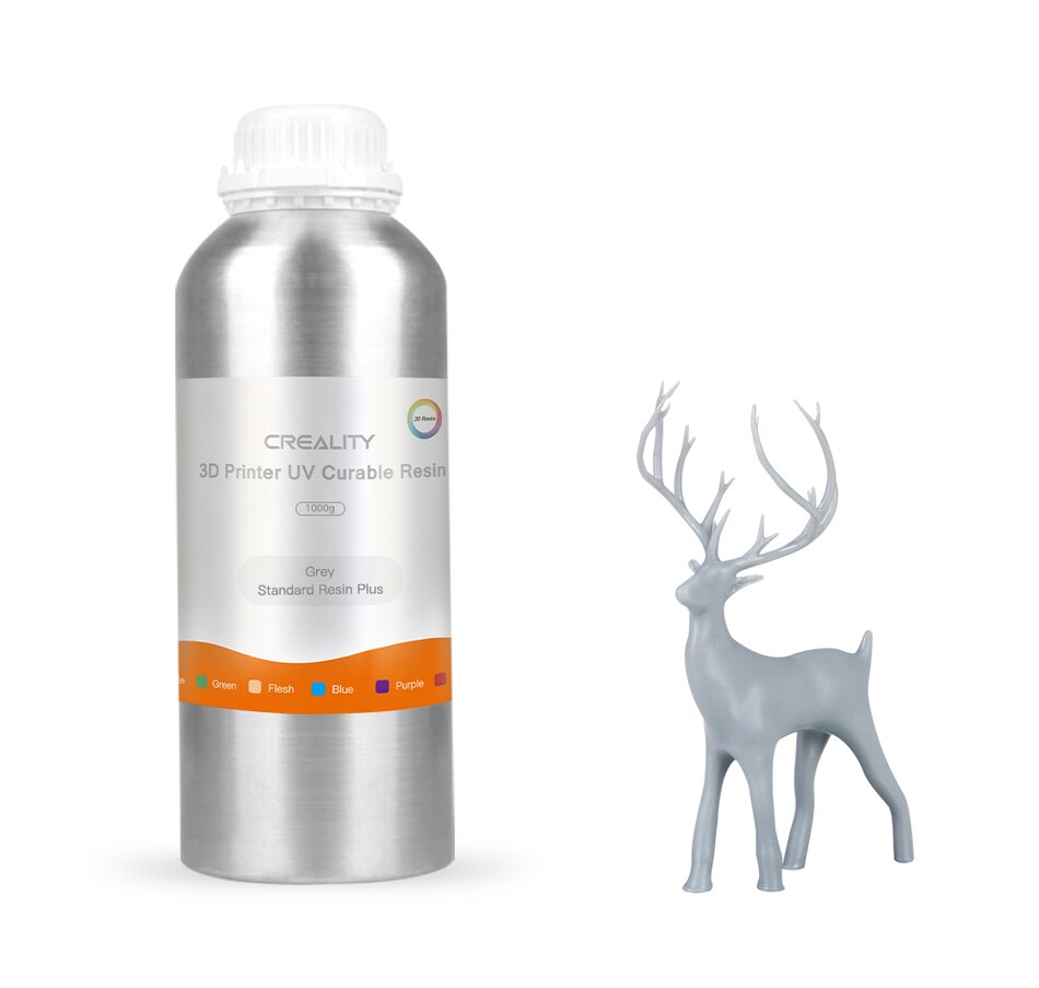 Image 713660.jpg, Product 713-660 / Price $45.99, Creality LCD Standard Resin Plus (Grey) from Creality on TSC.ca's Electronics department