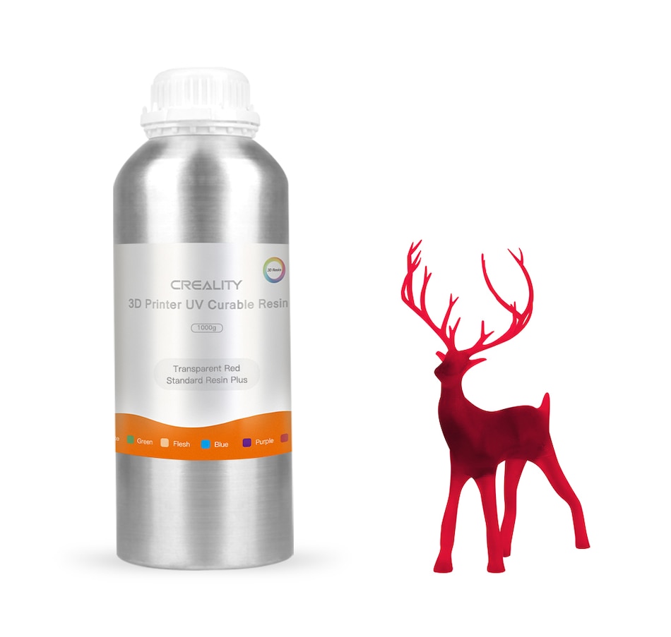 Image 713673.jpg, Product 713-673 / Price $45.99, Creality LCD Standard Resin Plus (Transparent Red) from Creality on TSC.ca's Electronics department