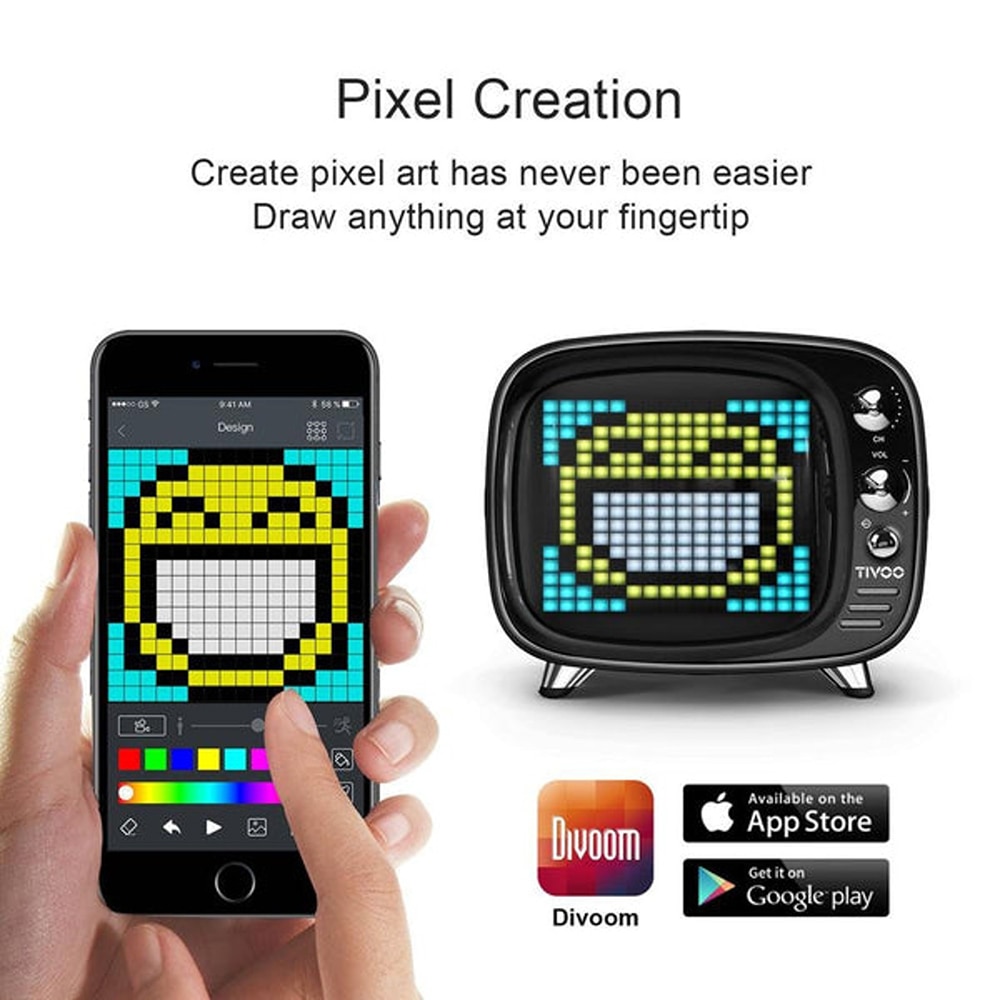 Divoom Tivoo Smart Pixel Art Speaker