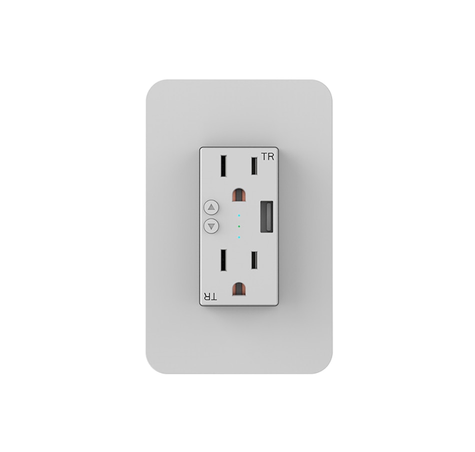 Image 713729.jpg, Product 713-729 / Price $39.99, Nexxt Smart Home Wi-Fi Wall Power Outlet with 1 USB-A Port from Nexxt on TSC.ca's Electronics department