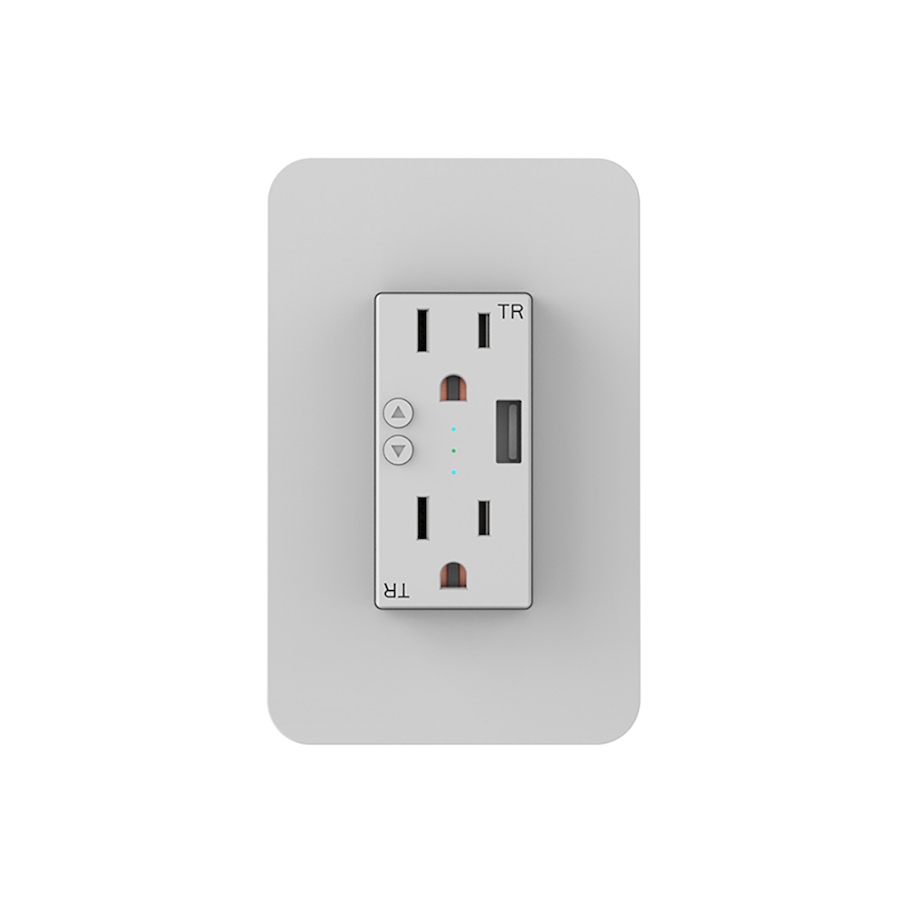Image 713729.jpg, Product 713-729 / Price $39.99, Nexxt Smart Home Wi-Fi Wall Power Outlet with 1 USB-A Port from Nexxt on TSC.ca's Electronics department